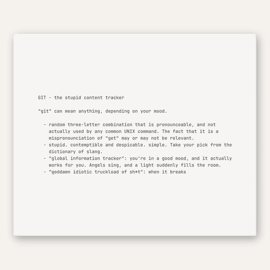 Git README